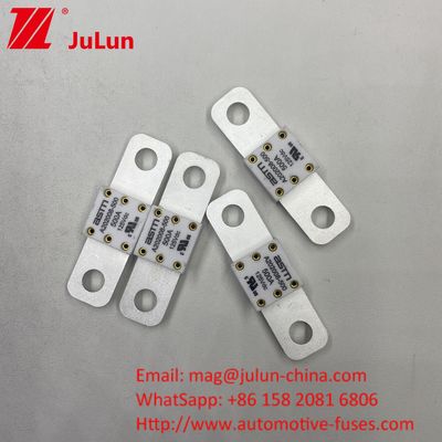 68*17.7*12mm A202008 350A 125VDC EV 퓨즈 전기차 성능 최적화를 위해 125Vdc 이하의 높은 분쇄 용량