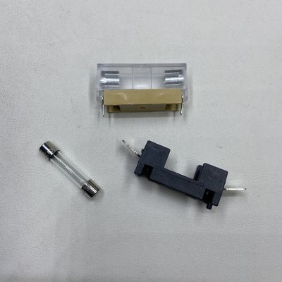 PCB 보드 설치 6*30mm 250VDC 검은 파란색 투명 금 차 피지 홀더