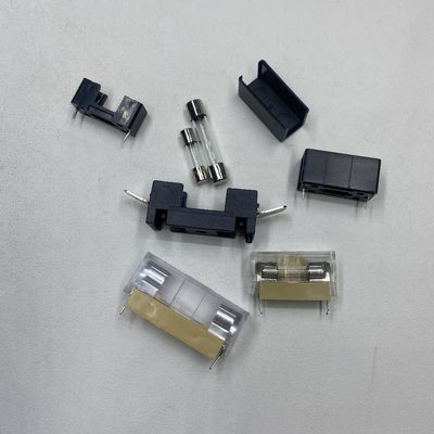 5x20mm 또는 6x30mm PCB 보드 장착 자동차의 전력 시스템에 대한 유리 피우스 홀더 검은 파란색 투명 금
