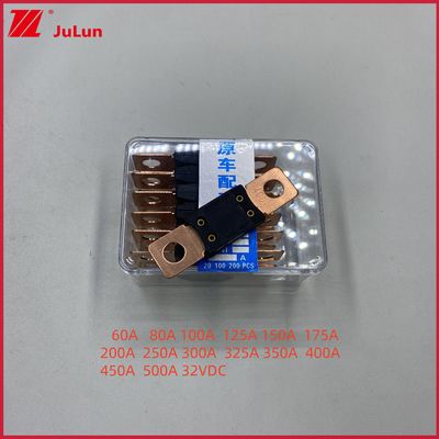 400A 32V 메가 퓨즈 볼트 다운 오토 퓨즈 오디오 홀더 0298040.ZX 차량 퓨즈 60A 80A 100A 125A 150A 200A 250A 300A 400A 450A 500A 터미널 타입 32VDC