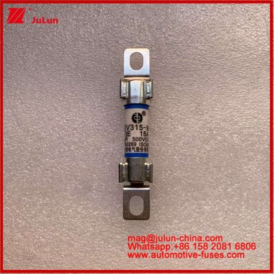 EV 에너지 10*38mm 튜블 퓨즈 EV315-M 3E 15A 500VDC 전기 차량용 볼트 설치 JASO D622 표준을 충족합니다