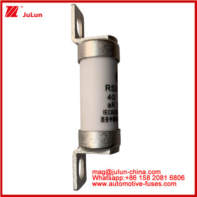 RS308-HB 4G 100A AR 750VDC 50KA 자동차 회로 보호용 퓨즈 성능 JASO D622 세라믹 튜버 디자인에 적합