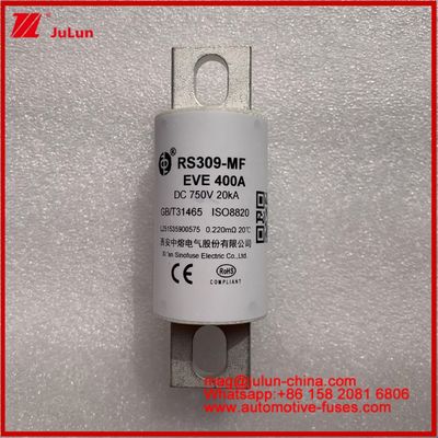 500A 400A RS309-MF EVE 750VDC (UL) 도로 차량 튜블 세라믹 에너지 저장 전력 시스템 충전기 전선 자동차 장치 및 장비 20KA