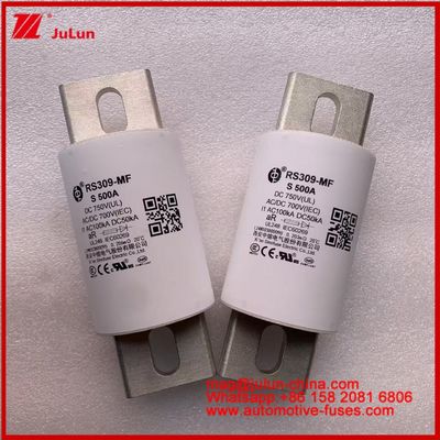 전기 차량 500A 750VDC 구동 전력 800A RS309-MF S 도로 튜블 세라믹 에너지 저장 및 전력 시스템 충전기 전선 자동차 장치 및 장비 50KA