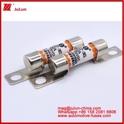 EV322 3EL 32A DC700V 튜블러 세라믹 피우스 컴팩트 크기 고 등급 전류 단회로 보호
100Vdc/125Vdc에서 높은 파열 용량