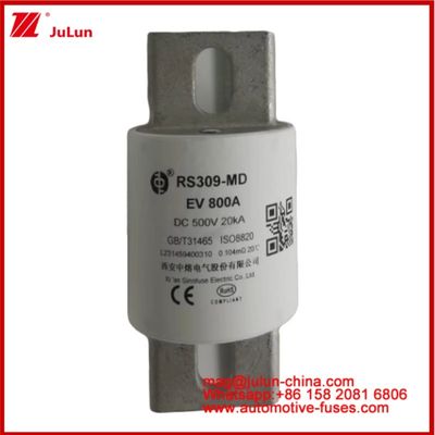 전기 차량 볼트 연결 구조 금 카레믹 튜버 자동차 마이크로 피지 RS309-MD EV 800A DC500V 20KA 자동차용
