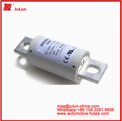 RS309-MD-125A 세라믹 오토 퓨즈 500VAC200KA 500VDC 50KA AR DC 성능 튜블러 자동차 볼트 연결 구조