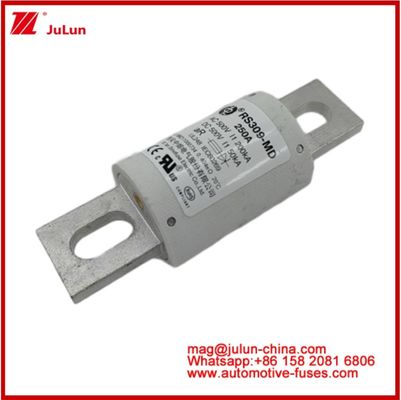 250A 500VAC Ev 퓨즈 RS309-MD-200KA 500VDC 50KA AR 카레믹 DC 성능 튜블 자동차 볼트 스터드 마운트