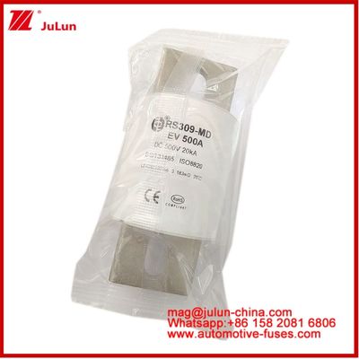 카레믹 500A 500VDC RS309-MD 튜블 500VAC 200KA 50KA DC 성능 전기 차량 피우스 자동차 볼트 스터드 마운트 EV 또는 HEV 애플리케이션