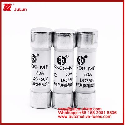 자동차 볼트 스터드 마운트 카레믹 원형 튜브 퓨즈 RS309-MF 50A DC750V DC EV / HEV