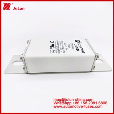125A DC1000V 50KA AR 카레믹 튜버 RSZ307-000 L2N 피질 자동차 볼트 스터드 마운트 설계에서 EV/HEV 보호를 위해