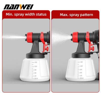 인기 높은 스프레이 공기 스프레이 700ml 압력 페인트 총 무선 휴대용 전기 1.5mm 1.0mm 다이 등급 배터리 전원 리노베이션 재건 하우스 정원