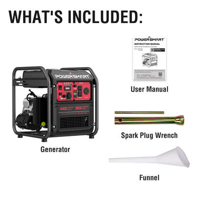 전기 공기 없는 스프레이어 LED 라이트 홈 인버터B 휴대용 Usa Powersmart 캠핑용 4400w 가스 발전기