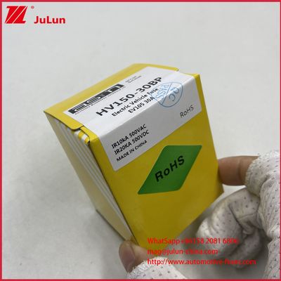 ASTM HV150 전기차 퓨즈 30A 10A DC500V 20KA 세라믹 원통형 볼트 설치, 강력한 차단 능력