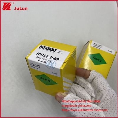 전기 자동차 HEV 정격 전압 / 차단 정격 DC500V/20KA ASTM HV150 30A 20A DC500V 20KA 볼트 퓨즈 (보호 기능 포함)