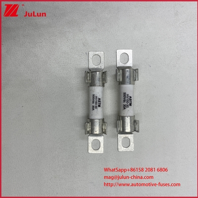 전기 자동차 HEV 정격 전압 / 차단 정격 DC500V/20KA ASTM HV150 30A 20A DC500V 20KA 볼트 퓨즈 (보호 기능 포함)