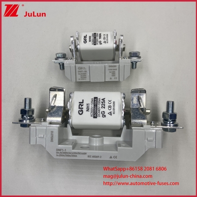 고속 블로우 AR 타입 HRC 퓨즈 링크 AC500V 120KA 세라믹 퓨즈 블레이드 퓨즈 NT00C/NT000 CE 인증 160A 고/저 차단