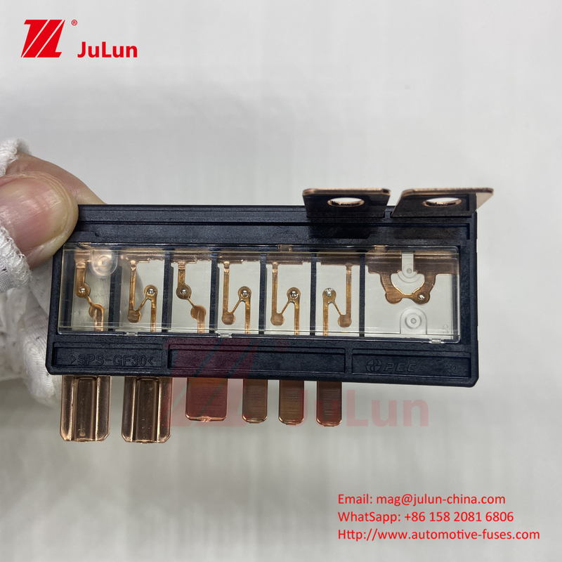 38231-TAB-A01 엔진 시스템 퓨즈 전기 자동차 자동차 구리 블레이드 퓨즈 스크루 플러그 32V 전압 봉지 블록 패턴