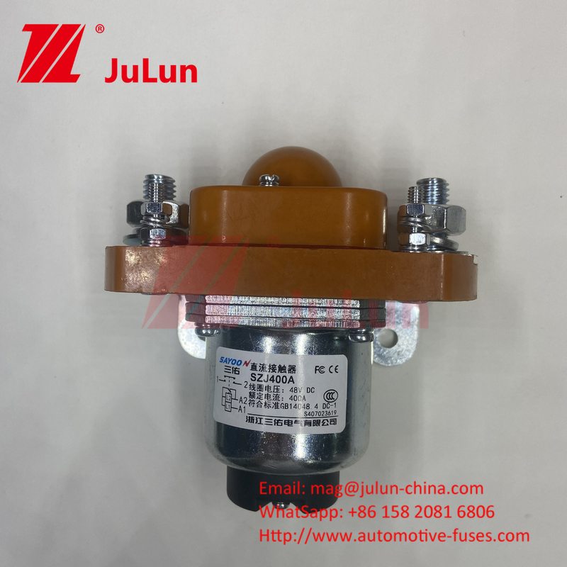 DC 12-80V 스위치 큰 전류 전원 끄기 나사 마운트 200A 1P 코일 등급 전압: DC12 ~ 80V