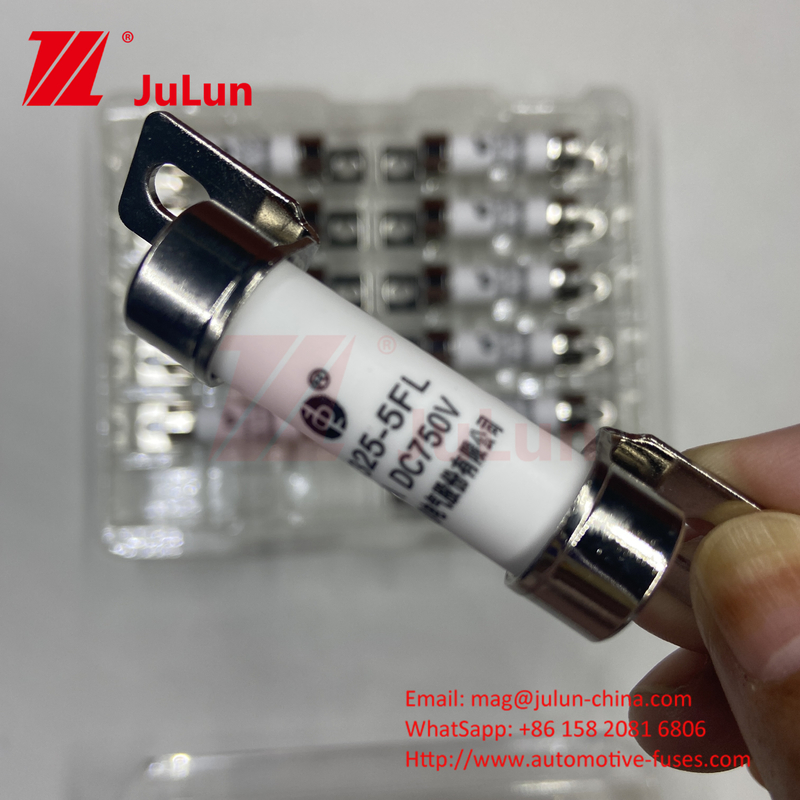 EV325 5FLL DC750V 10A 15A 20A Ex10A-100A EV 충전 피우스와 세라믹 및 외부 파이프