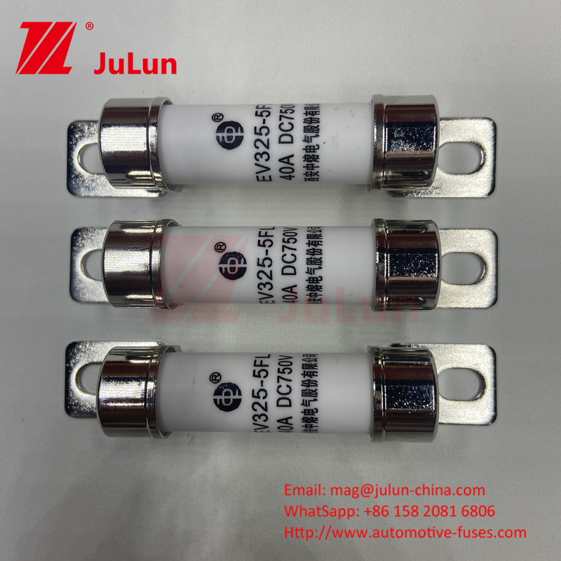 750VDC 에너지 저장장치 10A 25A 30A 50A EV FUS 자동차 세라믹 구리 전기 차량 안전장치 에너지 저장장치 DC750V
