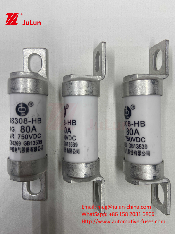100A80A 750VDC 에너지 저장 장치 10A 25A 30A 50AEV 전압 전기 견인 시스템을 위한 스마트 보호 장치와 함께 마이크로 퓨즈