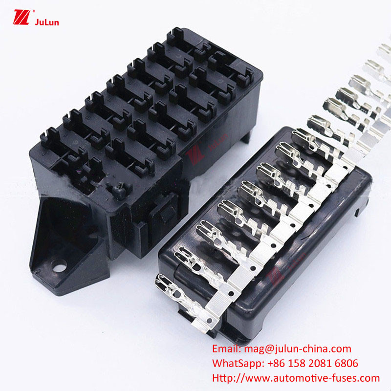 ANS/MIDI 소형 프리미엄 퓨즈 홀더, 전기 차량 수동 리셋 30A-500A 나일론 플라스틱 하나 / 양극적 32V 회로 차단기
