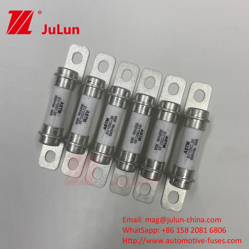 볼트 M6 자동차 고품질 DC 트럭 하이브리드 전기 차량 20A 10A 30A 500VDC 피지