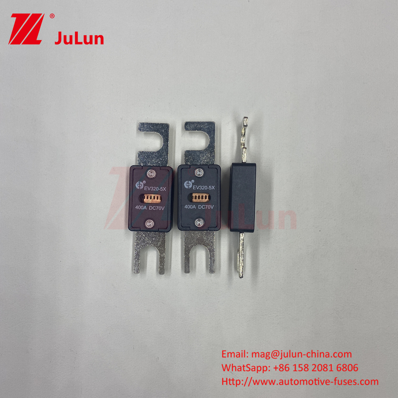 SINOFUSE 볼트 M8 EV320-5X-100A 자동차 충격 저항 세라믹 구리 은화 쿼츠 모래 파이프