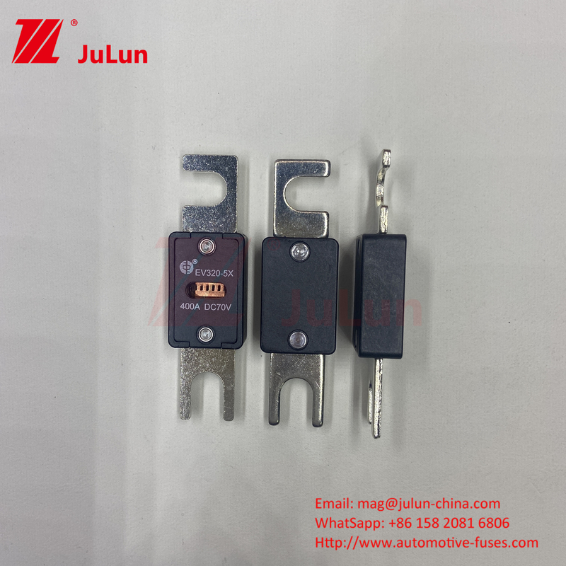 전기 차량용 검은색 세라믹 전압 EV320-5X-200A-N EV 퓨즈 AC DC 퓨즈 박스 M6 M8