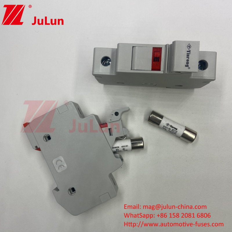 10x38mm 32A 은 원소 태양 퓨즈 광 조력 RT18-32X 10*38mm 실린더 퓨즈 홀더 32A 690V 낮은