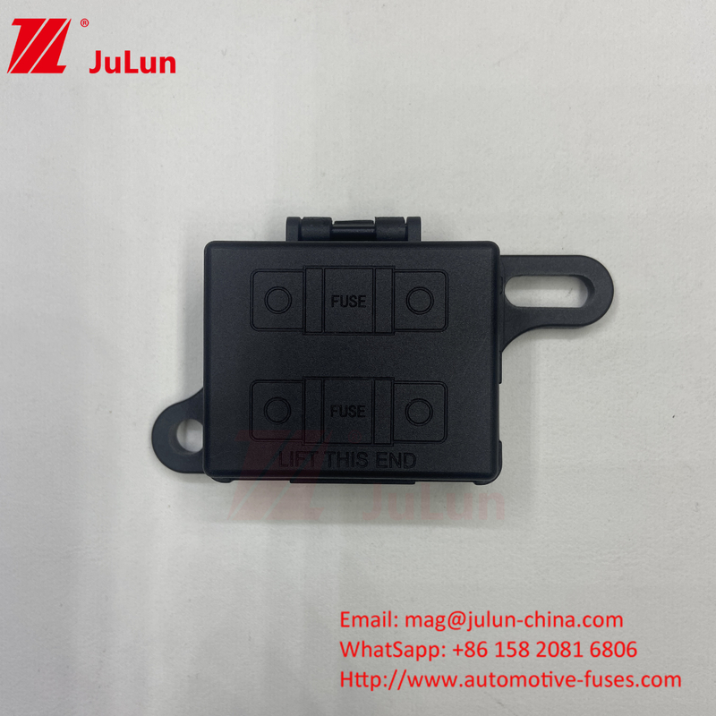 ABS 청동 Pbt 방화 Blx A 저전압 퓨즈 홀더 먼지 방지 디자인 20A-500A