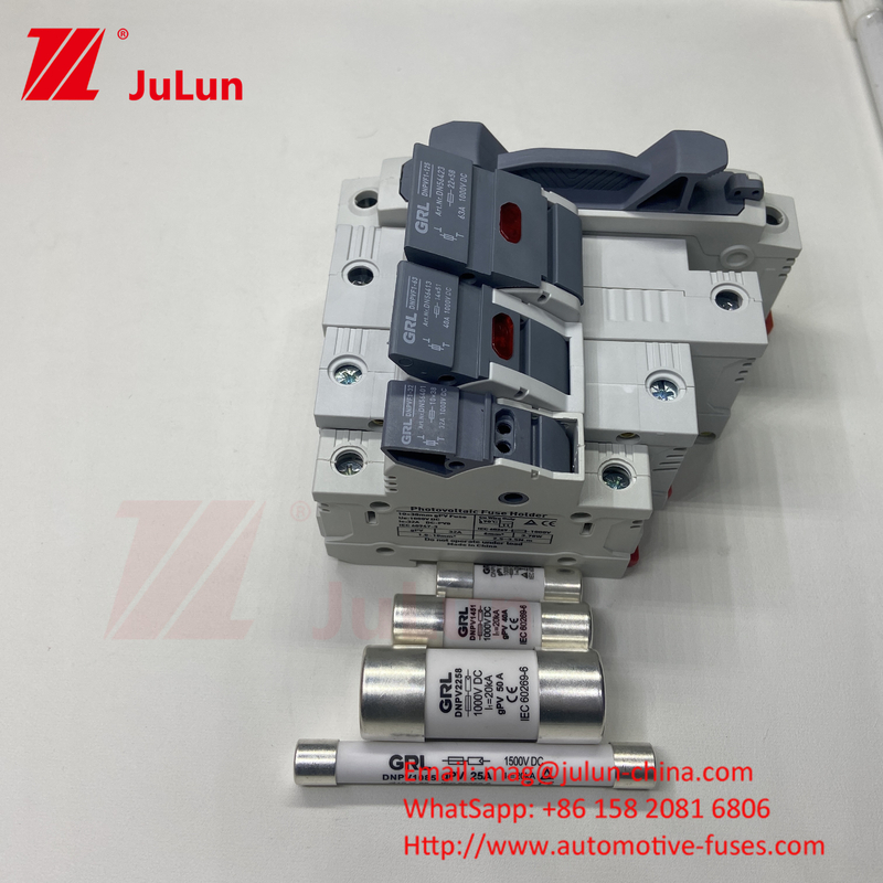 10*38mm gPV 1000VDC 32A FUSE Din 가이드 피우스 홀더