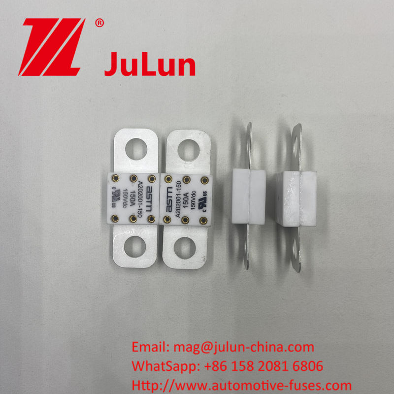 A202001-200A 고전압 애플리케이션용 ASTM 세라믹 자동차 안전기 분쇄 용량 20KA 100-350A 등급 전압 150VDC