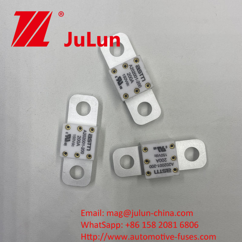 에너지 저장 세라믹 자동차 안전기 A202001-200A 150VDC 등급 전압 장착 방법 스크루 볼트