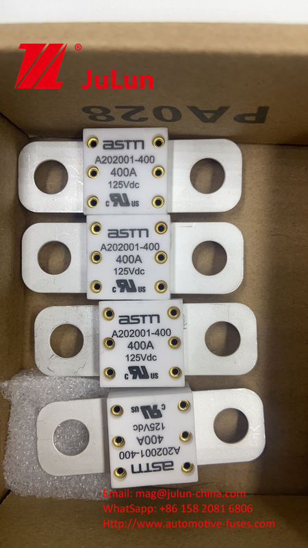 150VDC 500A A202001 ASTM 등급 세라믹 차량 안전 장치 자동차 에너지 저장 배터리