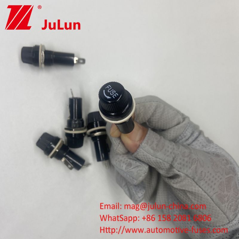 6x30 6x32mm 패널 장착 자동차 피지 홀더 바요넷 타입 10A 20A 250V PCB 피지 블록 기본