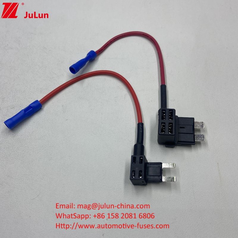 F3A 5A 10A 15A 퓨즈 탭 16AWG 자동차 자동차용 ACU 블레이드 퓨즈 어댑터