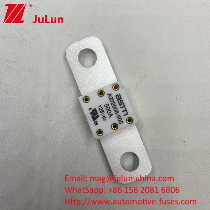 ASTM 400A 125VDC 자동차 산업용 세라믹 금속 자동차 배터리 안전기 68*17.7*12mm