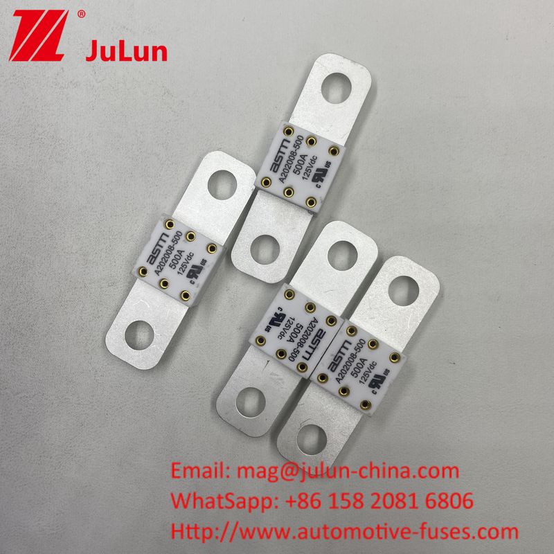 300A 125VDC 세라믹 퓨즈 125Vdc 이하의 높은 파열 용량