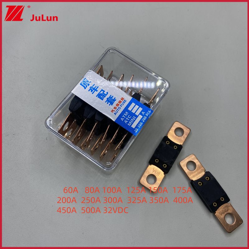 구리 전기 차량 피우스 32VDC 리틀 피우스 32V 48V 58V 80V 298 시리즈 40A 50A 60A 80A 100A 150A 200A 250A 300A 350A 400A 450A 500A MEGA 오토 피우스에 볼트