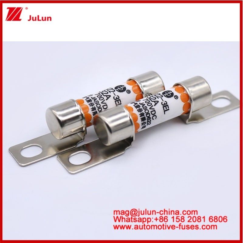 EV322 3EL 32A DC700V 튜블러 세라믹 피우스 컴팩트 크기 고 등급 전류 단회로 보호
100Vdc/125Vdc에서 높은 파열 용량