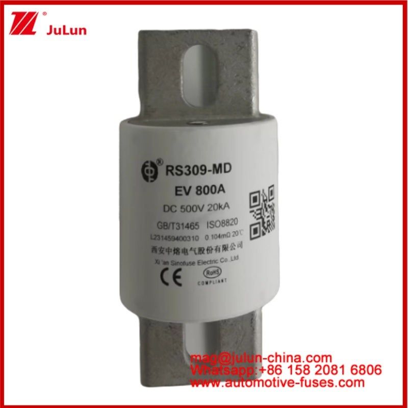 전기 차량 볼트 연결 구조 금 카레믹 튜버 자동차 마이크로 피지 RS309-MD EV 800A DC500V 20KA 자동차용