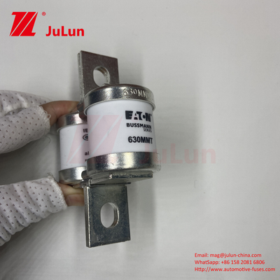 BUSSMANN 630MMT 690V 세라믹 구리 쌍둥이 평면판 볼트 타입 자동차용 피우스