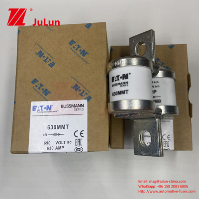 BUSSMANN 630MMT 690V 630A 세라믹 구리 쌍둥이 평면판 볼트 타입 자동차 피우터 BY BUSSMANN