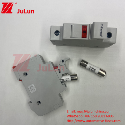 10x38mm 32A 은 원소 태양 퓨즈 광 조력 RT18-32X 10*38mm 실린더 퓨즈 홀더 32A 690V 낮은
