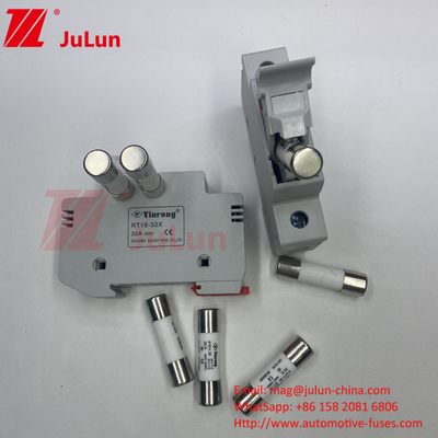 고전압 태양 퓨즈 10A ~ 63A 태양 광 발전 인버터 500vdc 1000vdc 1500vdc