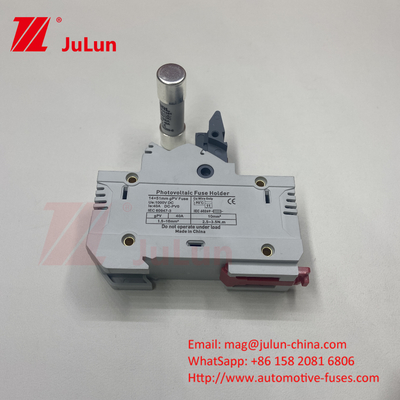 1000VDC 태양광 PV Din 철도 퓨즈 풍선 퓨즈 10x38mm RT18-32 퓨즈 링크 AC