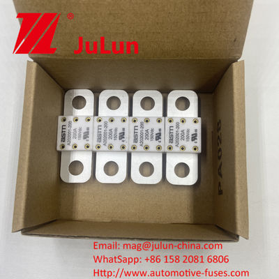 전기 전류 400A 세라믹 A202001 125VDC 퓨즈 파기 용량 20KA 100-350A