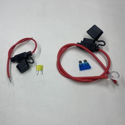 UL 방수형 직선 블레이드 퓨즈 박스 표준/중간 플러그 자동차 퓨즈 홀더 22awg 20awg 18awg 16awg 14awg 12awg 10awg